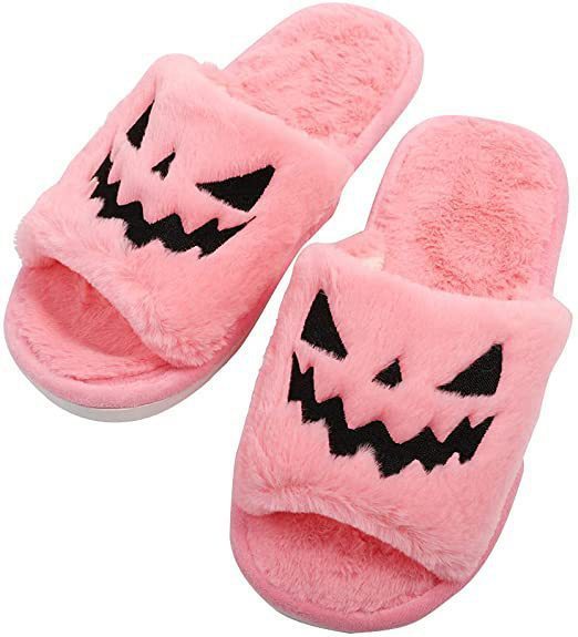 Halloween Warm Home Slippers Women