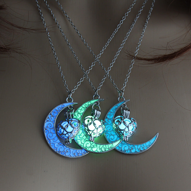 Luminous Flame Dragon Necklace