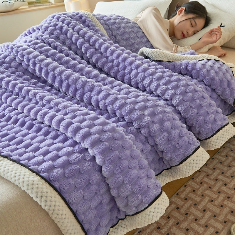 Coral Flannel Blanket