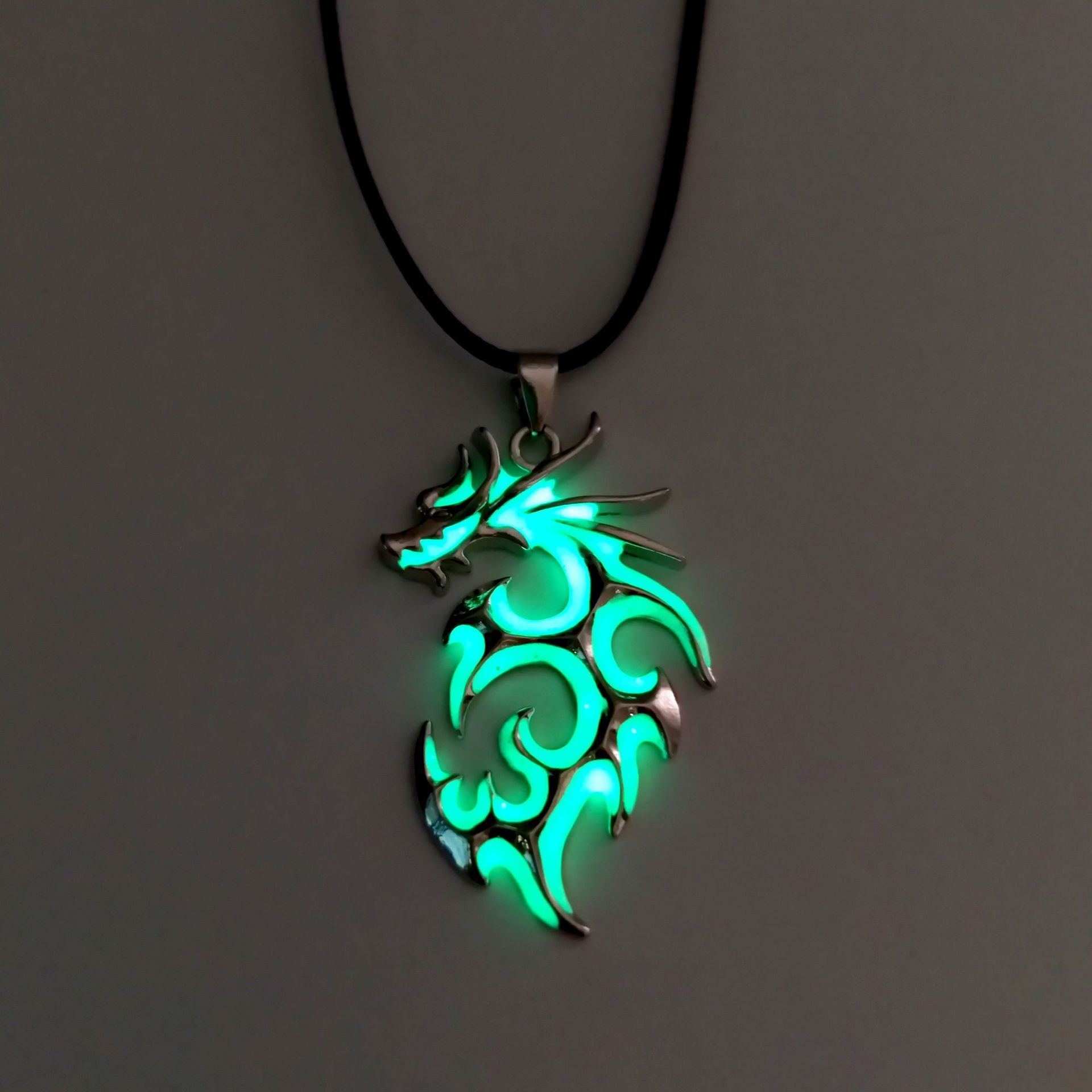 Luminous Flame Dragon Necklace