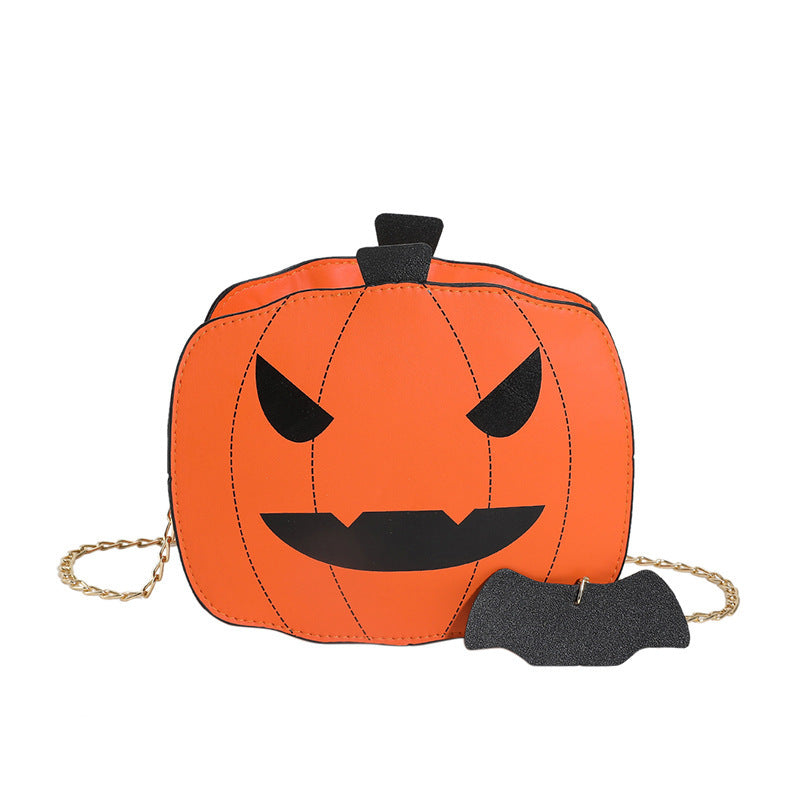 Pumpkin Shoulder Bag For Girls