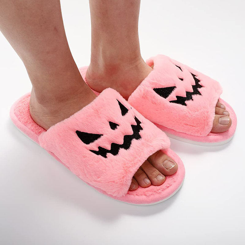 Halloween Warm Home Slippers Women
