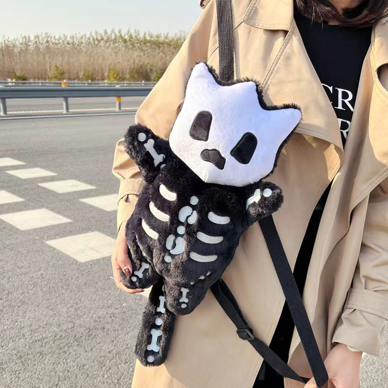Cute Backpack Stuffed Toy Doll Pillow