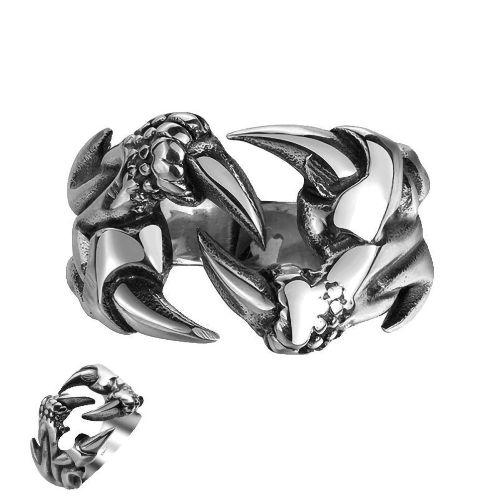 Men's Titanium Steel Dragon Ring