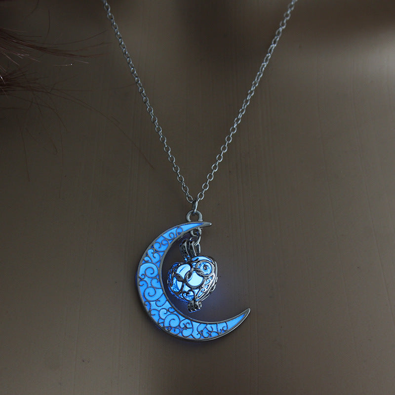 Luminous Flame Dragon Necklace