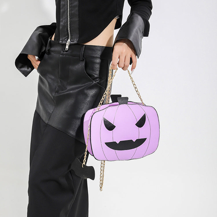 Pumpkin Shoulder Bag For Girls