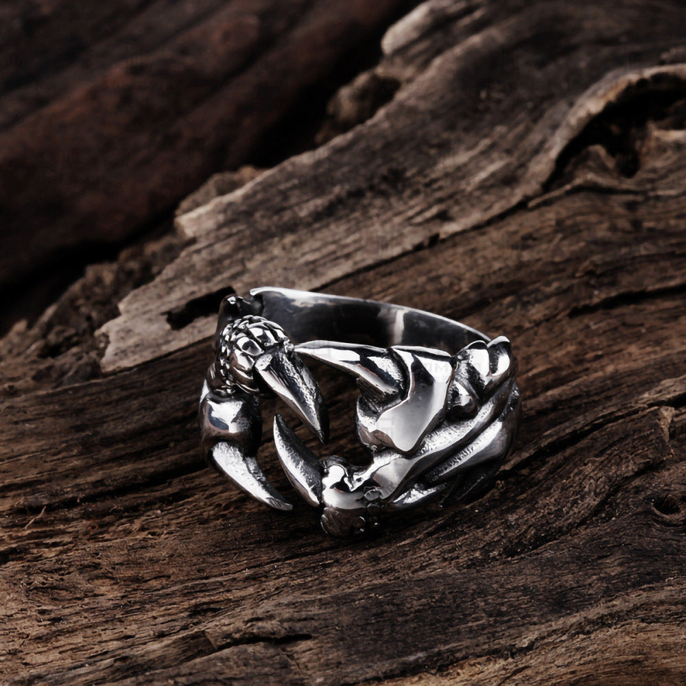 Men's Titanium Steel Dragon Ring
