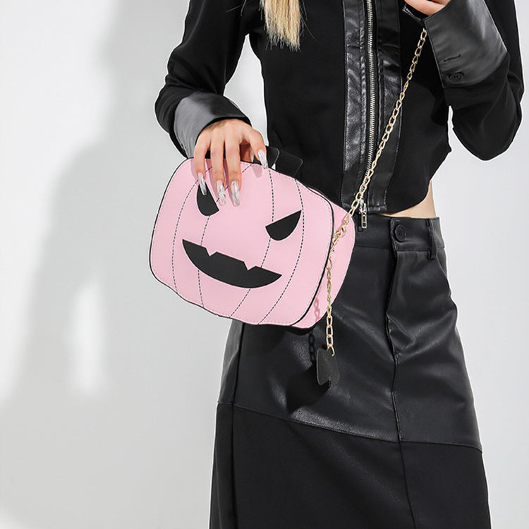 Pumpkin Shoulder Bag For Girls