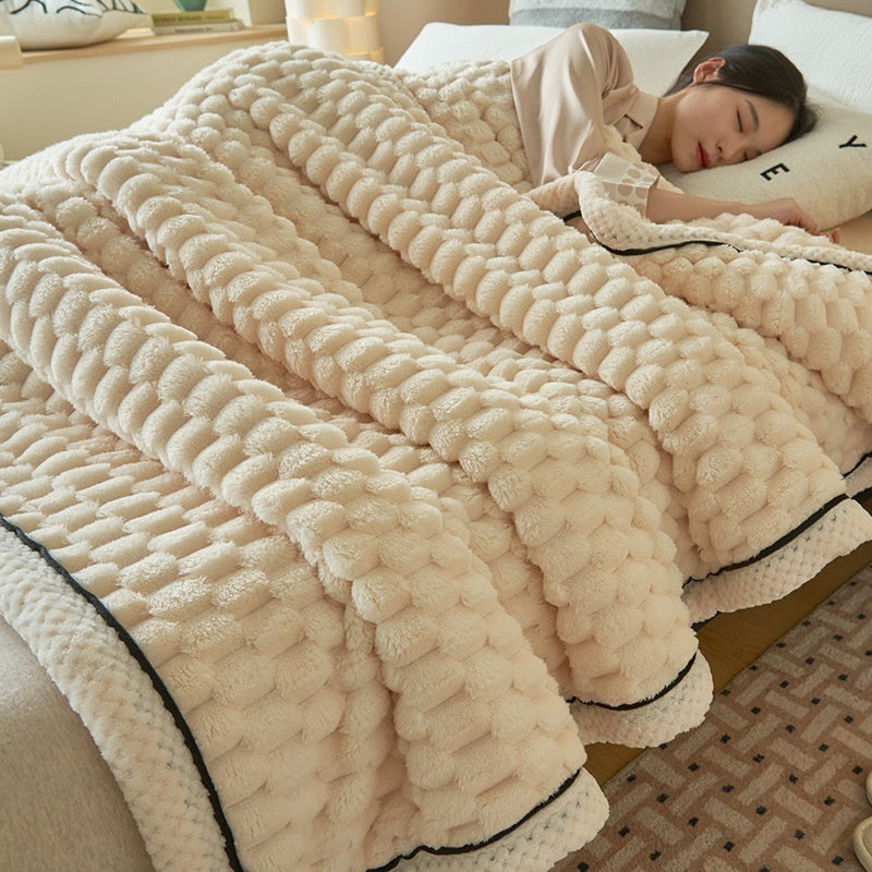 Coral Flannel Blanket