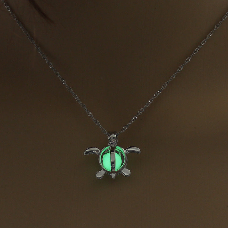 Moon Glowing Stone Healing Necklace