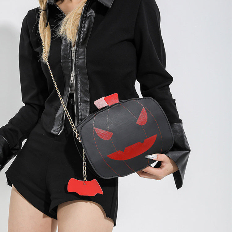 Pumpkin Shoulder Bag For Girls