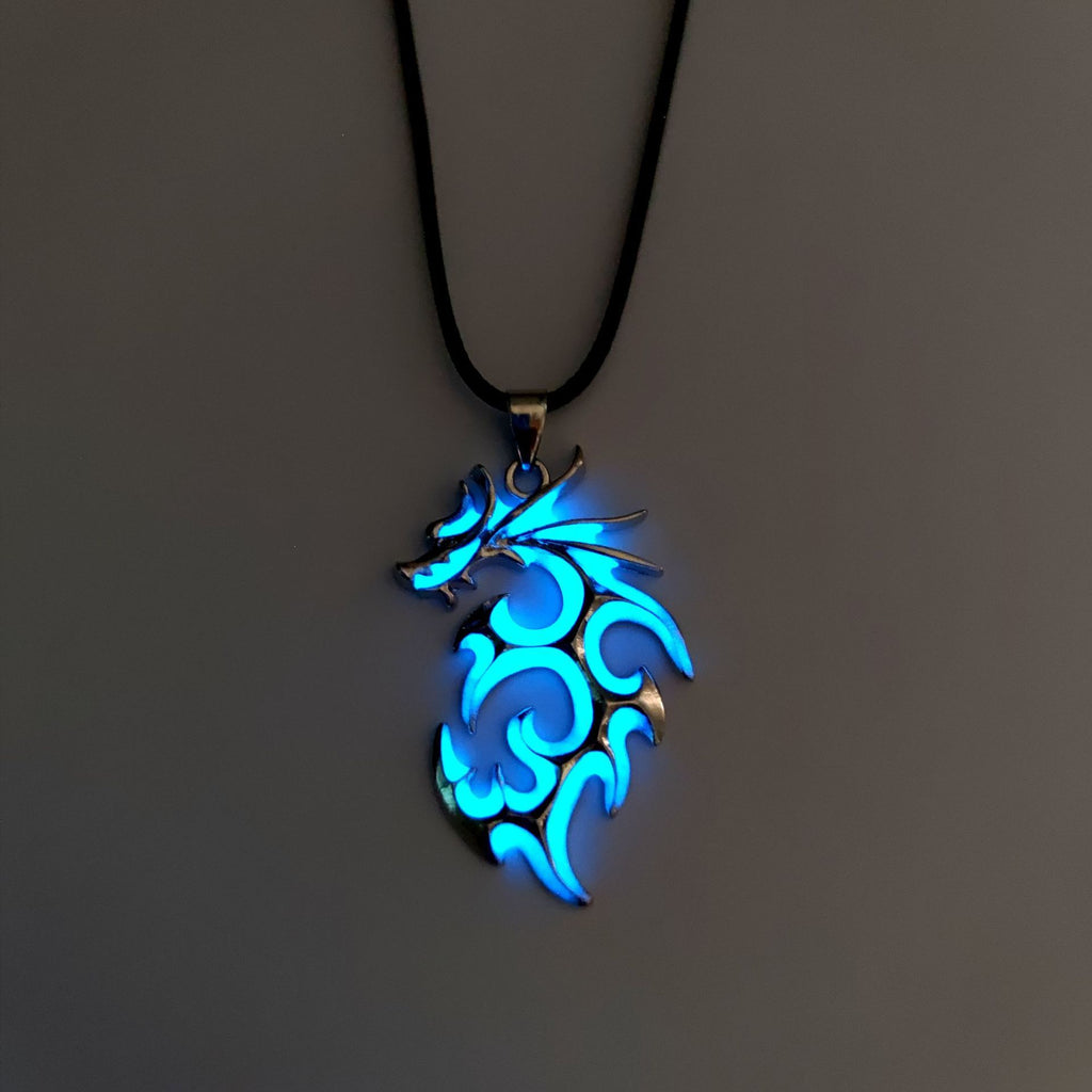 Luminous Flame Dragon Necklace