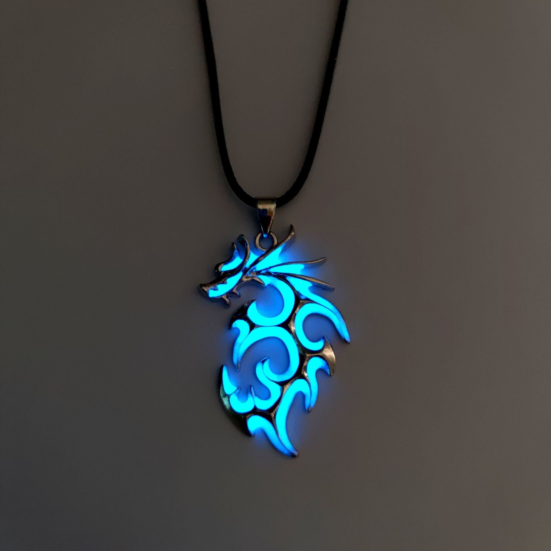 Luminous Flame Dragon Necklace