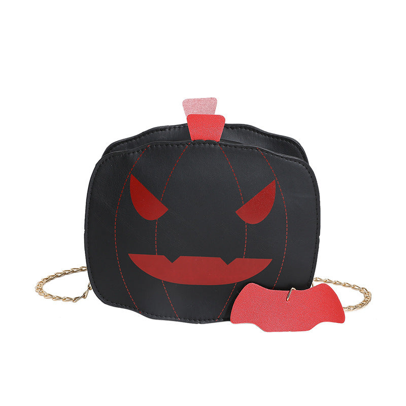 Pumpkin Shoulder Bag For Girls