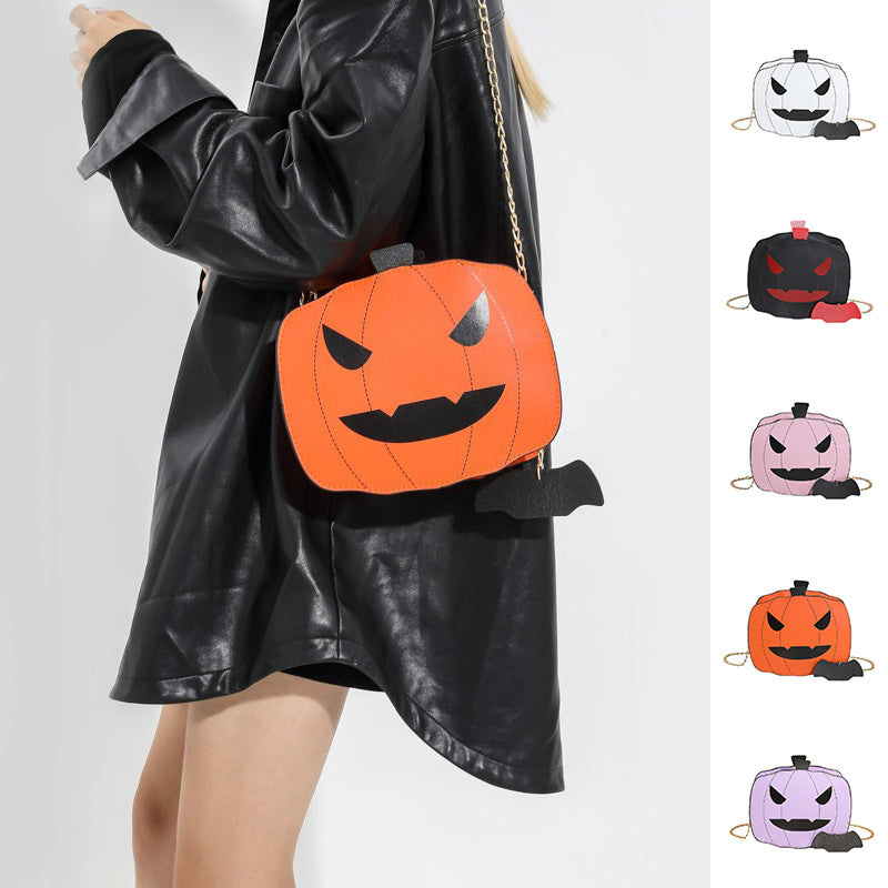 Pumpkin Shoulder Bag For Girls