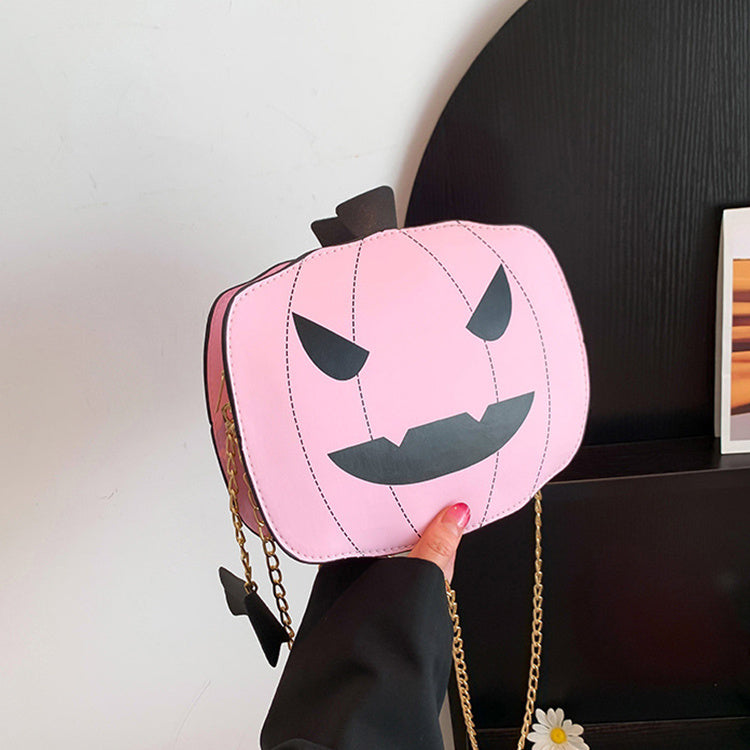 Pumpkin Shoulder Bag For Girls