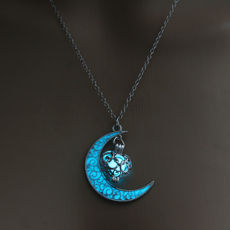 Luminous Flame Dragon Necklace