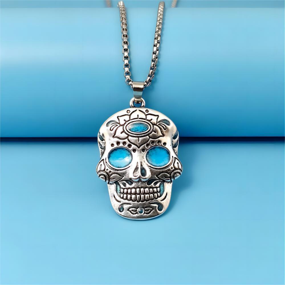 Halloween Luminous Skull Necklace