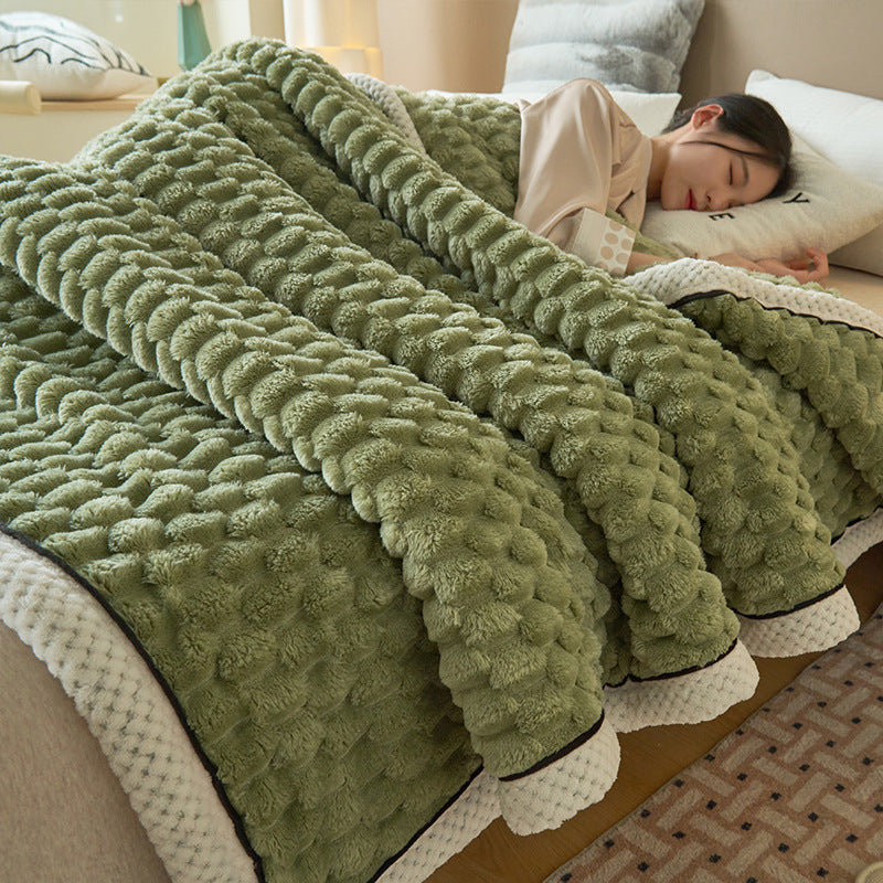 Coral Flannel Blanket