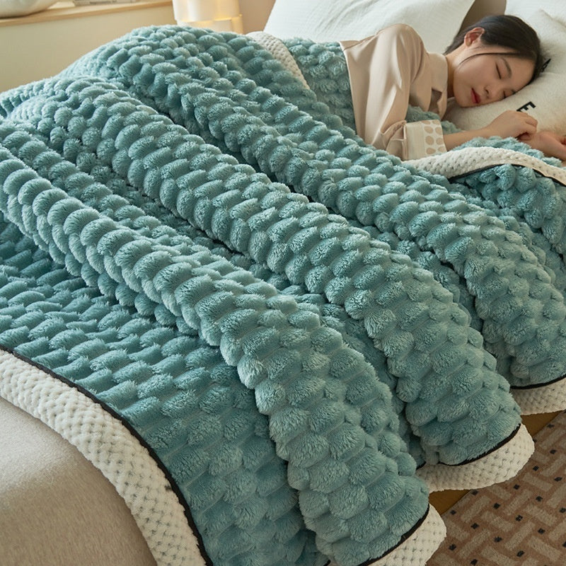 Coral Flannel Blanket