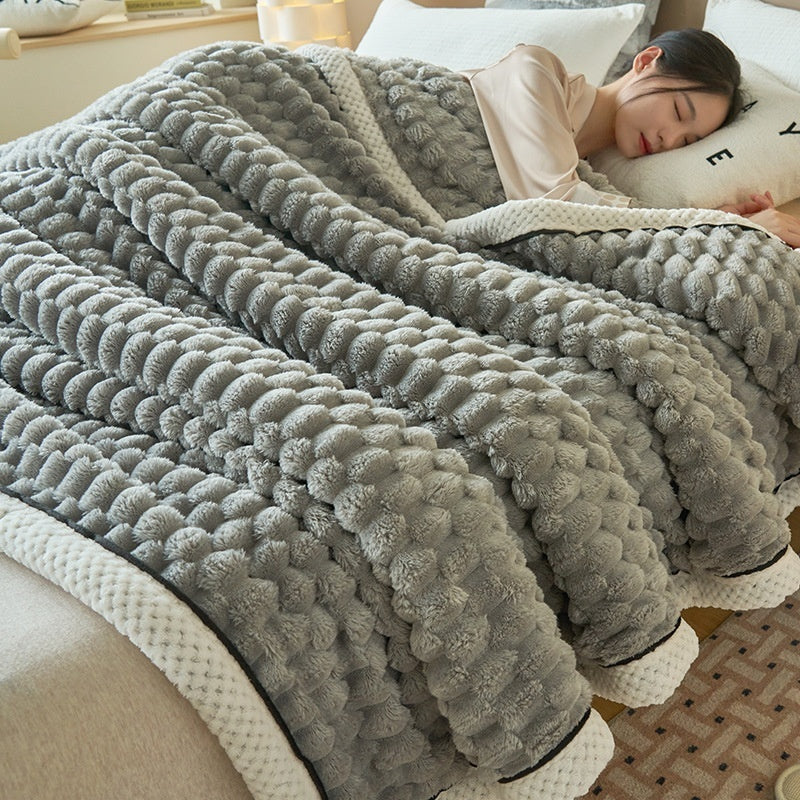 Coral Flannel Blanket