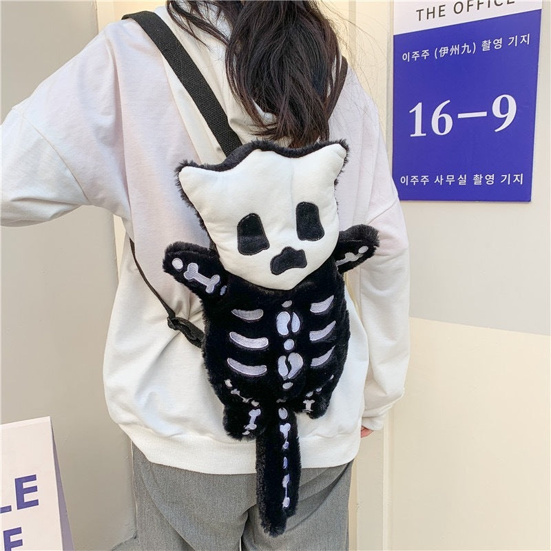 Cute Backpack Stuffed Toy Doll Pillow