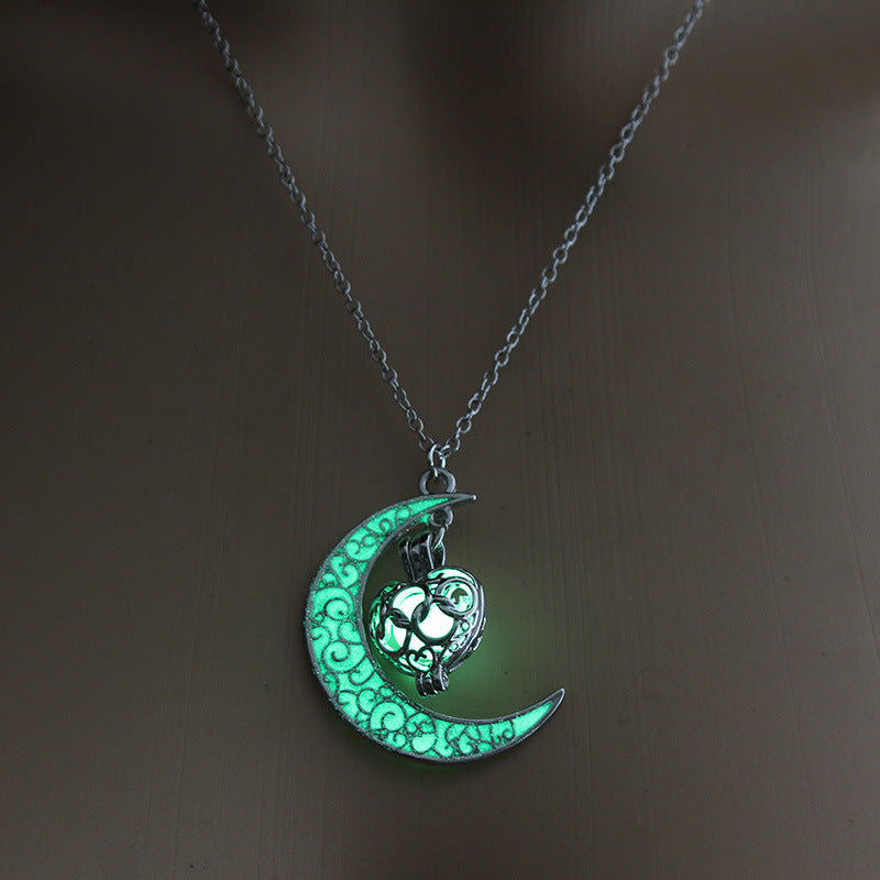 Luminous Flame Dragon Necklace