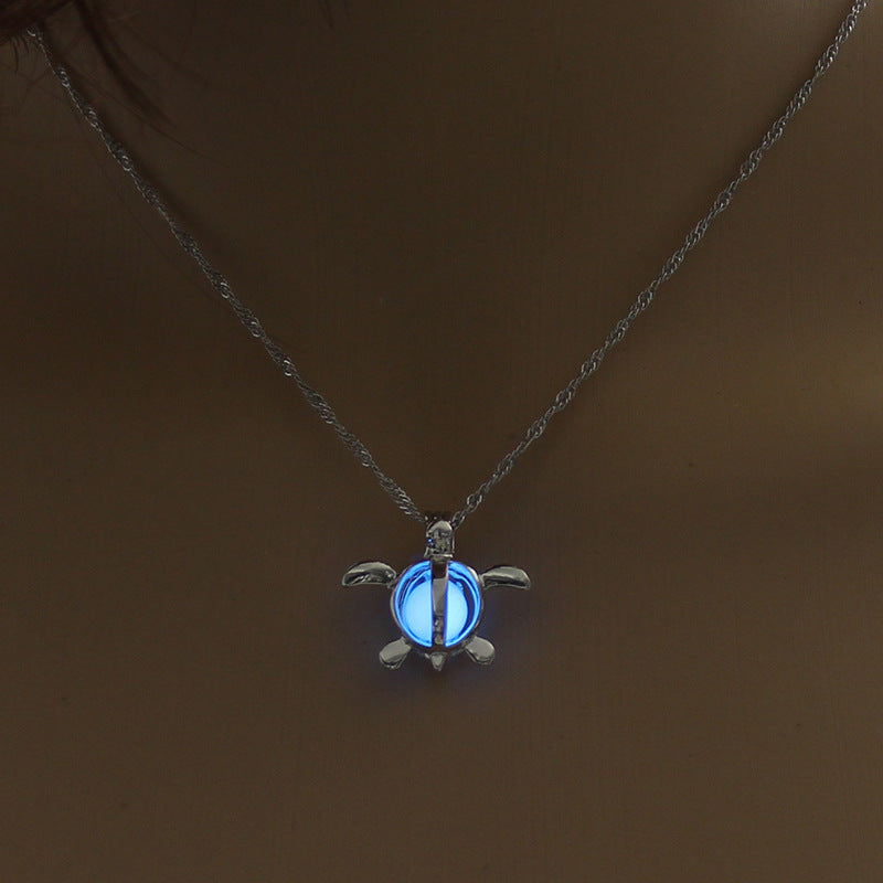 Moon Glowing Stone Healing Necklace