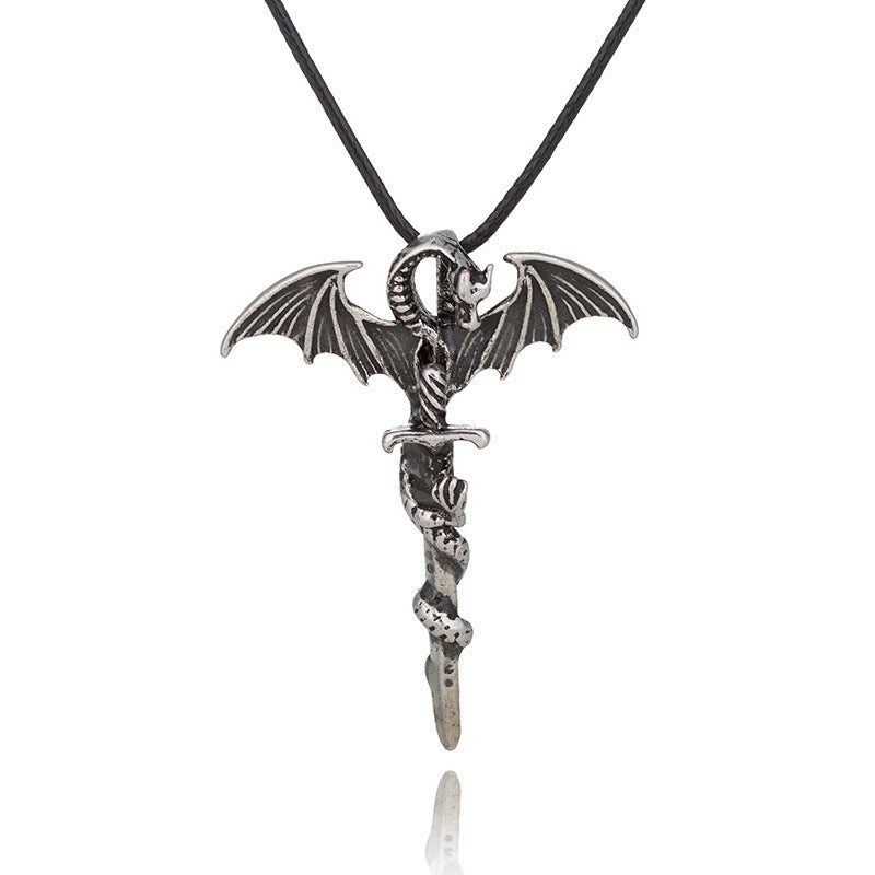 Luminous Flame Dragon Necklace