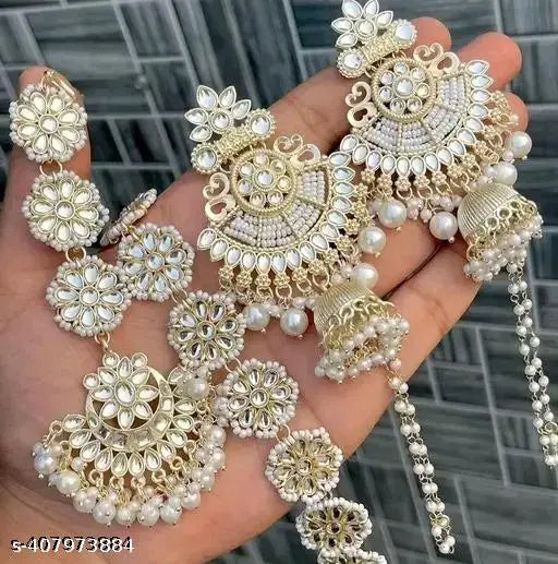 NEW RAJSTHANI SISFULL WITH MANGTIKA ERRINGS